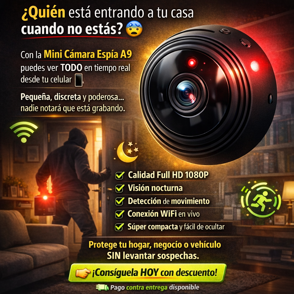 Mini Camara Espia A9 - 2x1 Súper Promoción